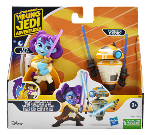 Foto 2 pulgar | Star Wars Young Jedi Duelo Sables De Luz Lys Y Droid Hasbro