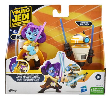 Foto 1 | Star Wars Young Jedi Duelo Sables De Luz Lys Y Droid Hasbro