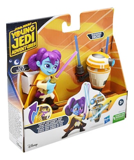 Foto 2 | Star Wars Young Jedi Duelo Sables De Luz Lys Y Droid Hasbro