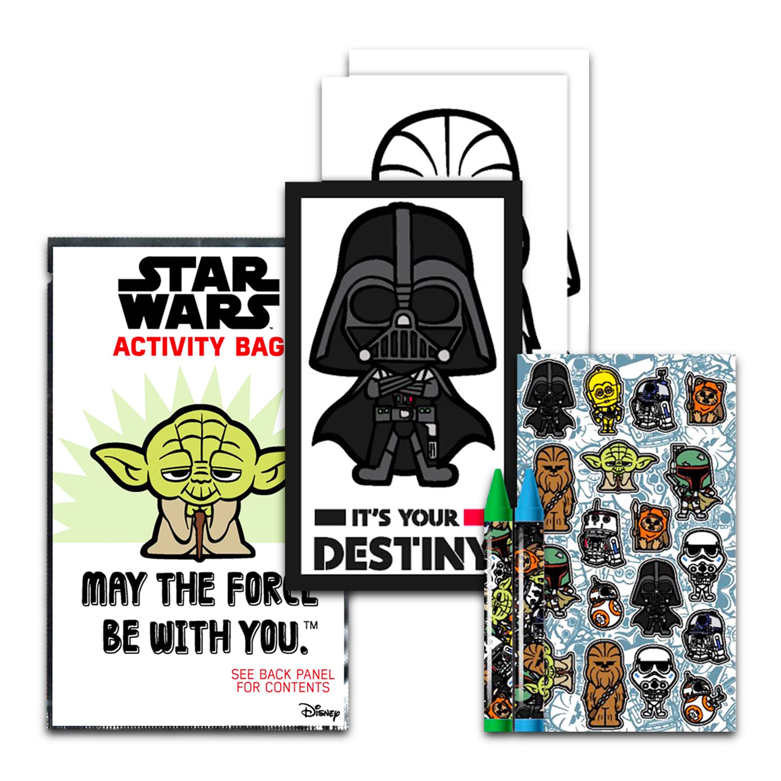 Foto 6 pulgar | Set De Regalos Para Fiesta De Cumpleaños De Star Wars, 24 Paquetes De Juegos - Venta Internacional.