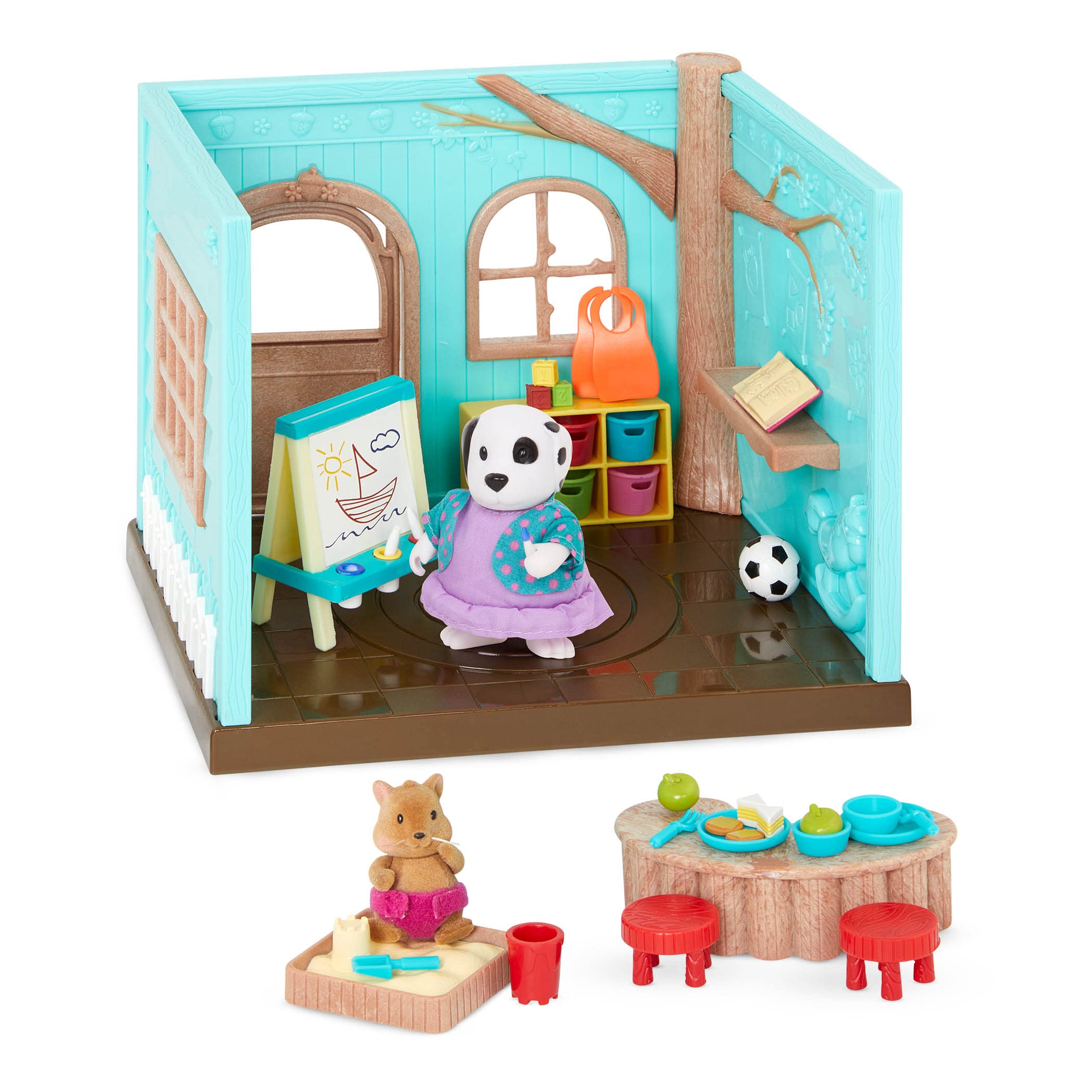 Foto 2 | Set De Guardería Li'l Woodzeez Con 2 Figuras De Muñecas Y 1 Libro De Cuentos - Venta Internacional.