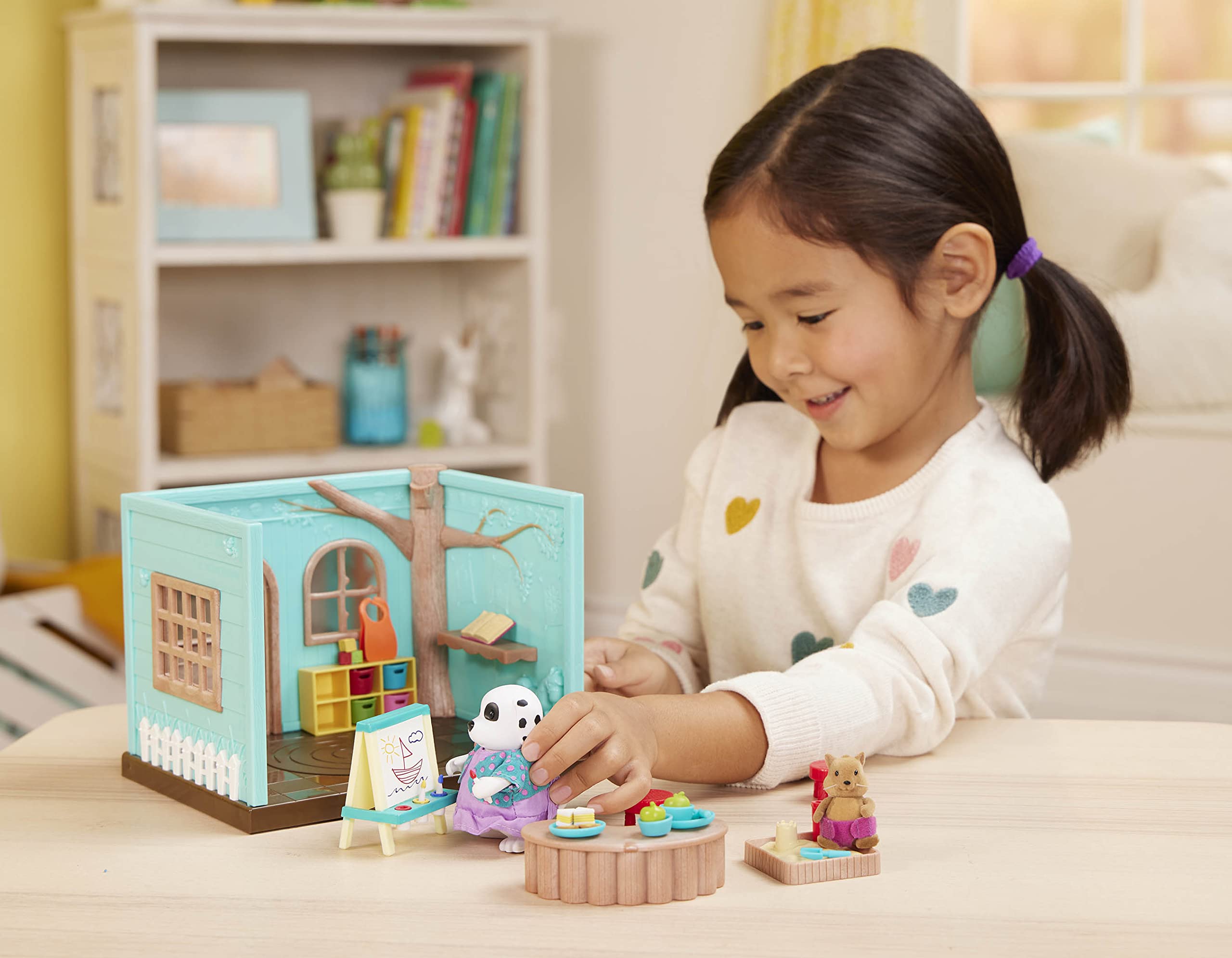 Foto 4 pulgar | Set De Guardería Li'l Woodzeez Con 2 Figuras De Muñecas Y 1 Libro De Cuentos - Venta Internacional.