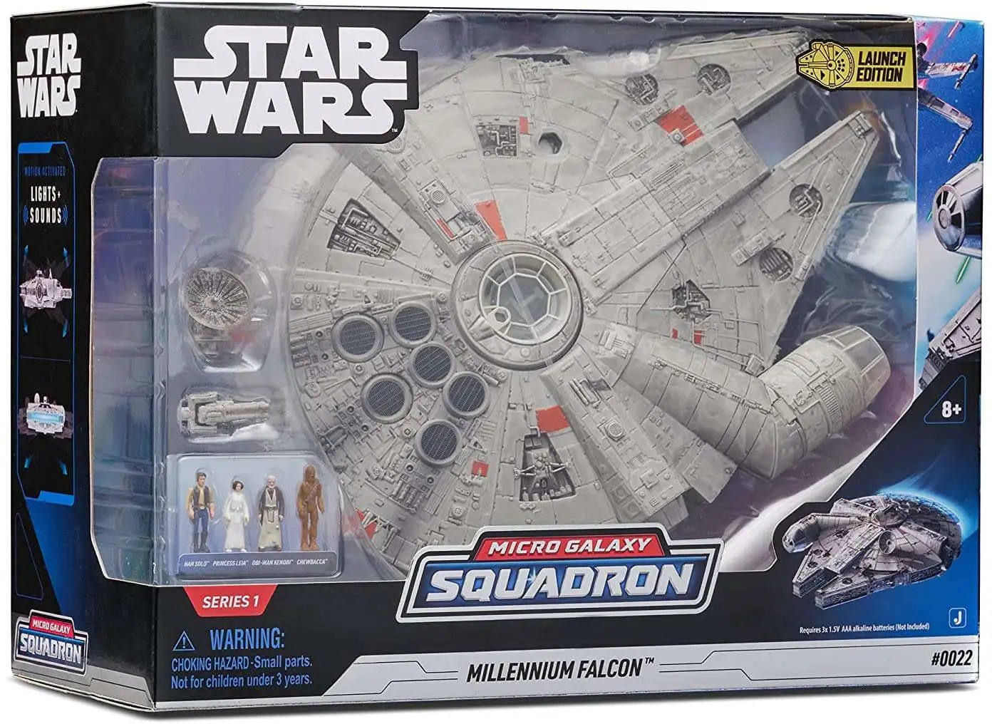 Foto 2 pulgar | Nave Halcón Milenario Jazwares Star Wars Micro Galaxy Squadron, Con Minifiguras
