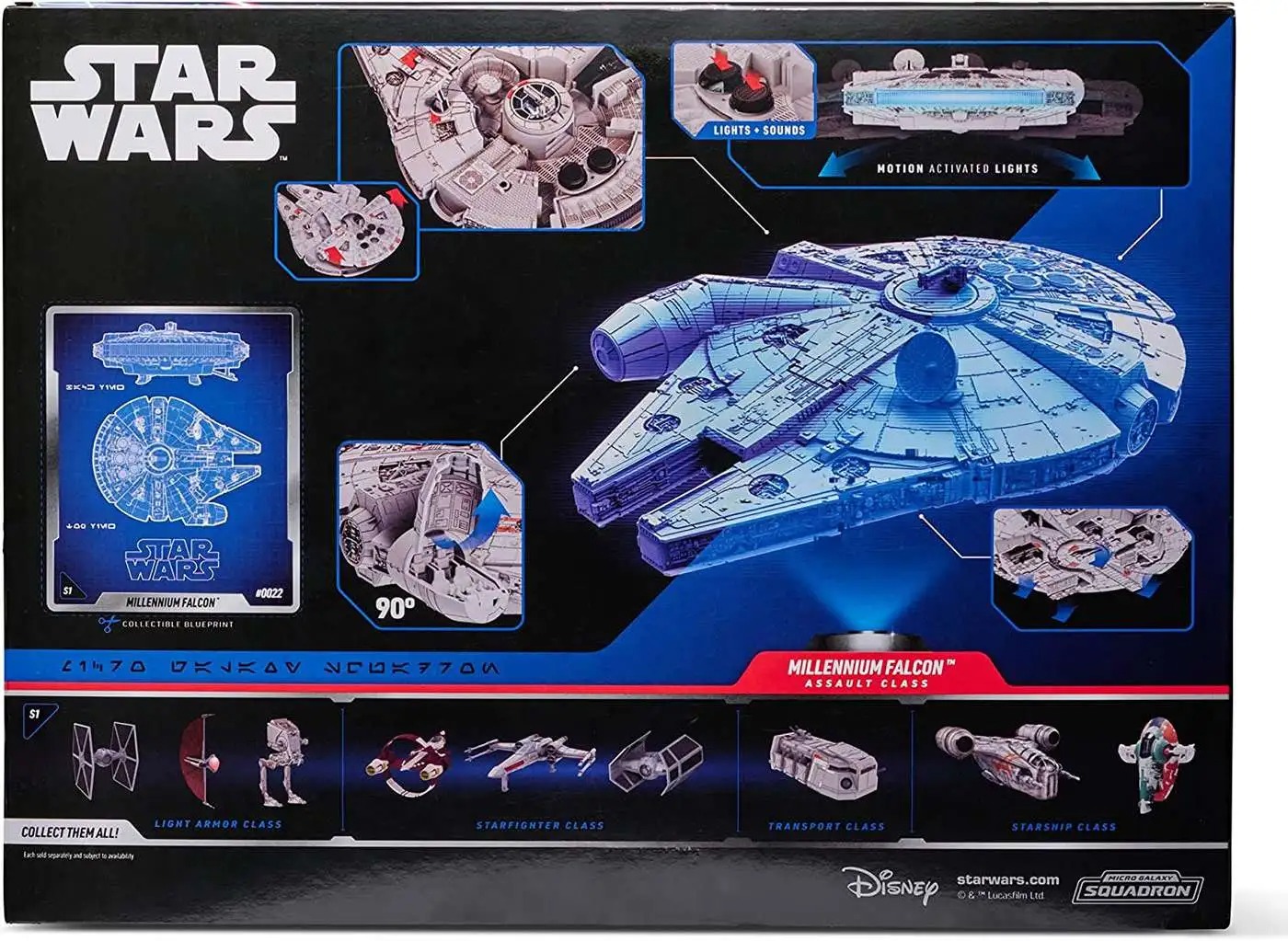 Foto 7 pulgar | Nave Halcón Milenario Jazwares Star Wars Micro Galaxy Squadron, Con Minifiguras