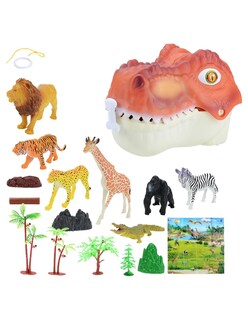 Foto 1 | Juguete Cabeza De Dinosaurio Con Accesorios