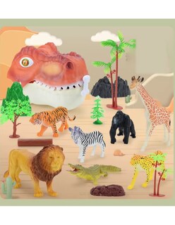Foto 3 | Juguete Cabeza De Dinosaurio Con Accesorios