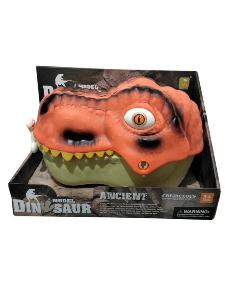 Foto 5 pulgar | Juguete Cabeza De Dinosaurio Con Accesorios