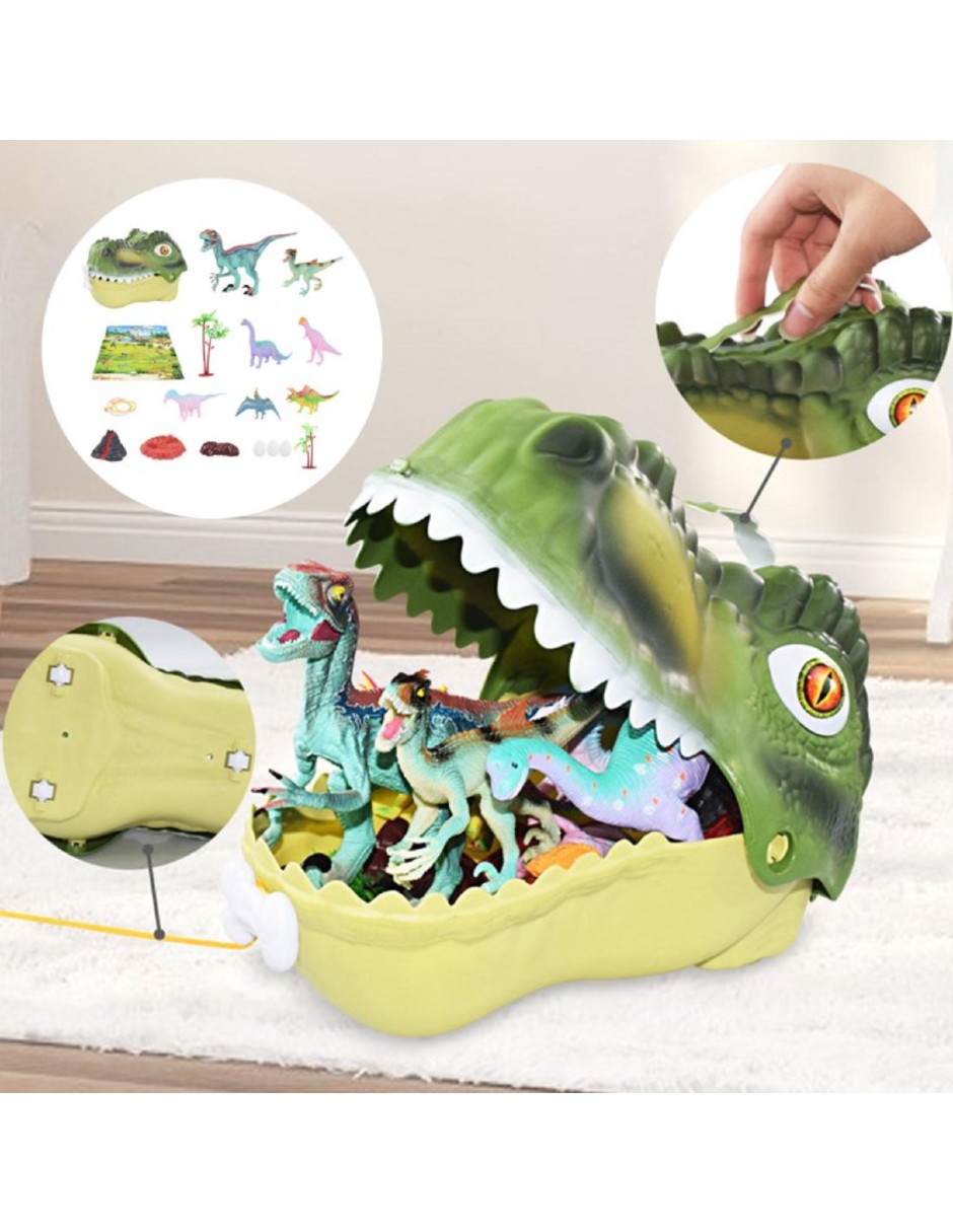 Foto 3 pulgar | Juguete Cabeza De Dinosaurio Con Accesorios