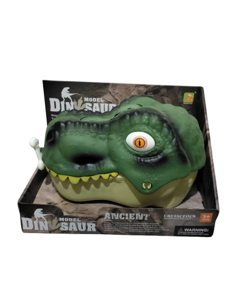 Foto 5 pulgar | Juguete Cabeza De Dinosaurio Con Accesorios