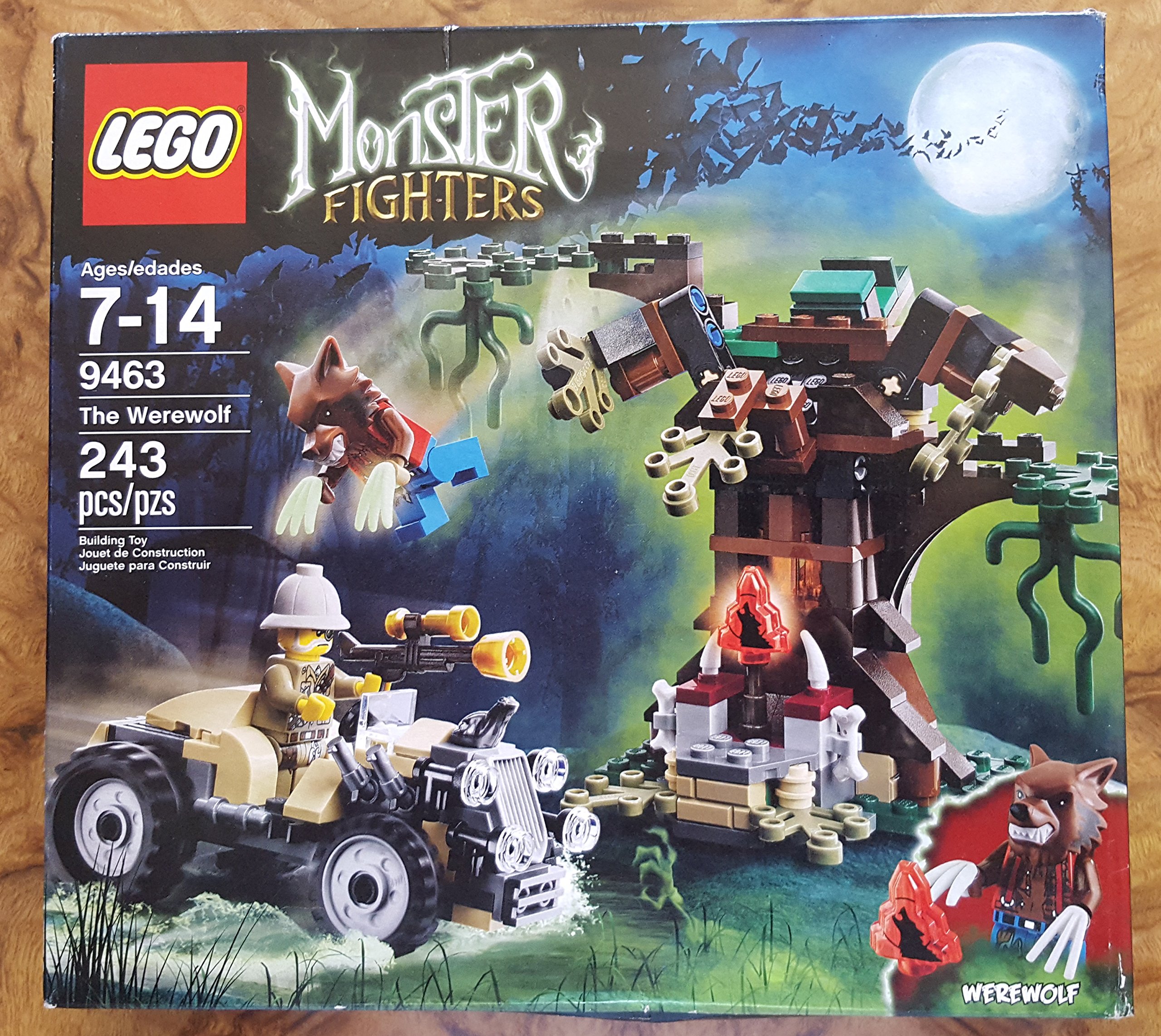 Foto 2 pulgar | Juguete Lego Monster Fighters 9463 The Werewolf Con Vehículo - Venta Internacional.