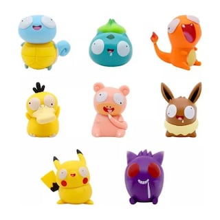 Foto 2 | Set 8 Figuras Pokemon Silly Dumb Pikachu Muñecos Gengar