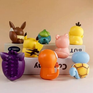 Foto 5 | Set 8 Figuras Pokemon Silly Dumb Pikachu Muñecos Gengar