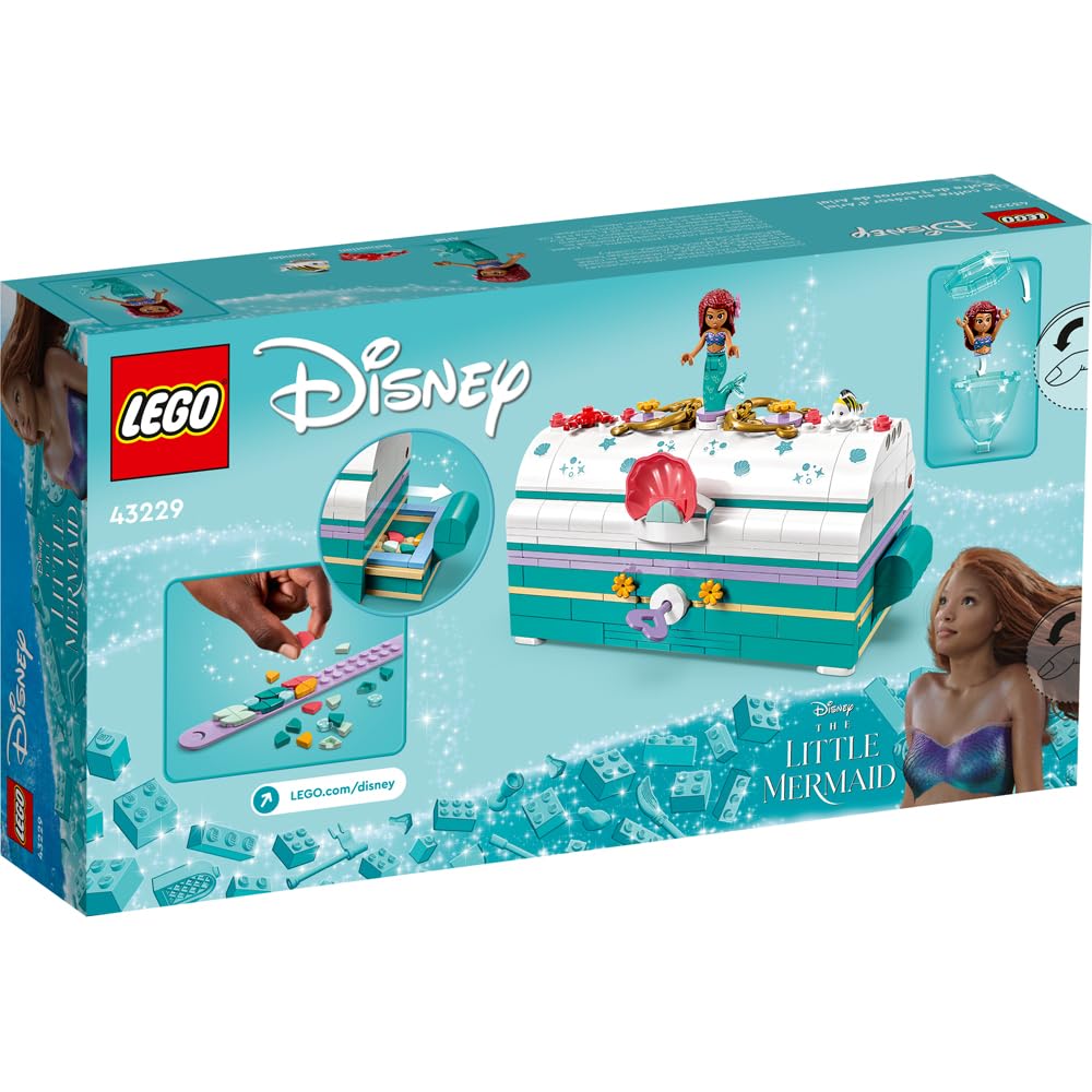 Foto 4 | Cofre Del Tesoro De La Sirenita Lego De Juguete 43229 - Venta Internacional.