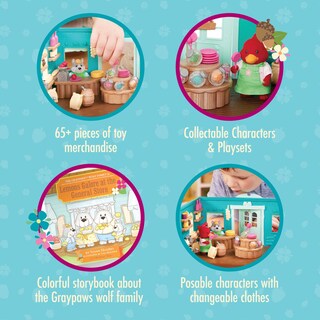 Foto 3 | Set De Juego Dollhouse Li'l Woodzeez General Store 72 Piezas 3+ - Venta Internacional.