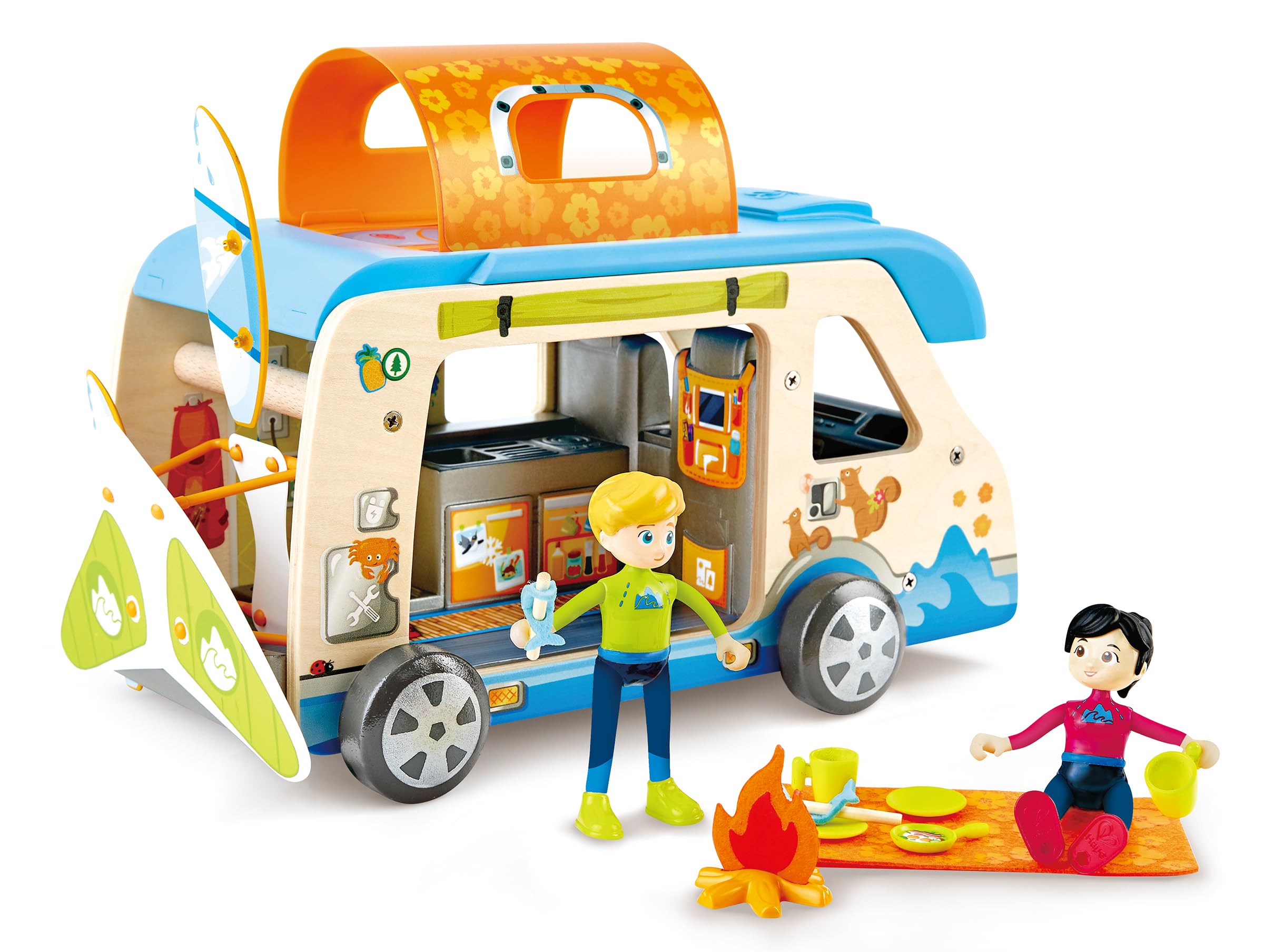 Foto 1 | Set De Juegos De Simulación De Madera Toy Adventure Van Hape De 23 Piezas - Venta Internacional.