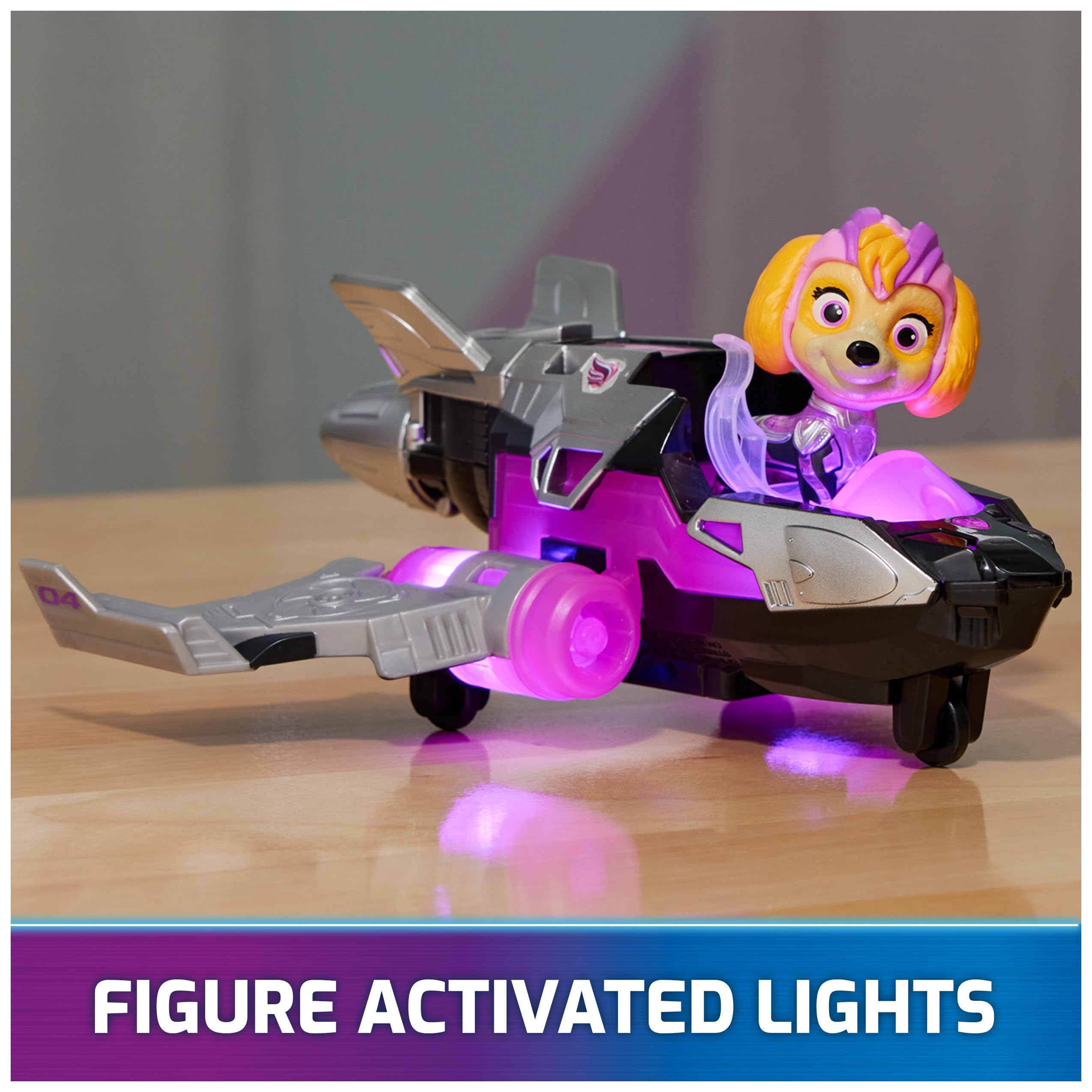 Foto 3 pulgar | Avión De Juguete Paw Patrol The Mighty Movie Con Skye Figure 3+ - Venta Internacional.