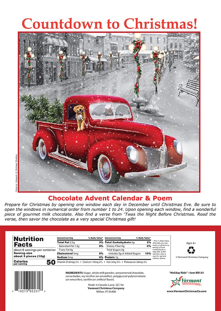 Foto 6 pulgar | Calendario De Adviento: Paseo Navideño De Vermont Christmas Company - Venta Internacional.
