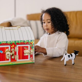 Foto 5 | Cierres Melissa & Doug De Activity Barn Con 4 Animales De Granja - Venta Internacional.