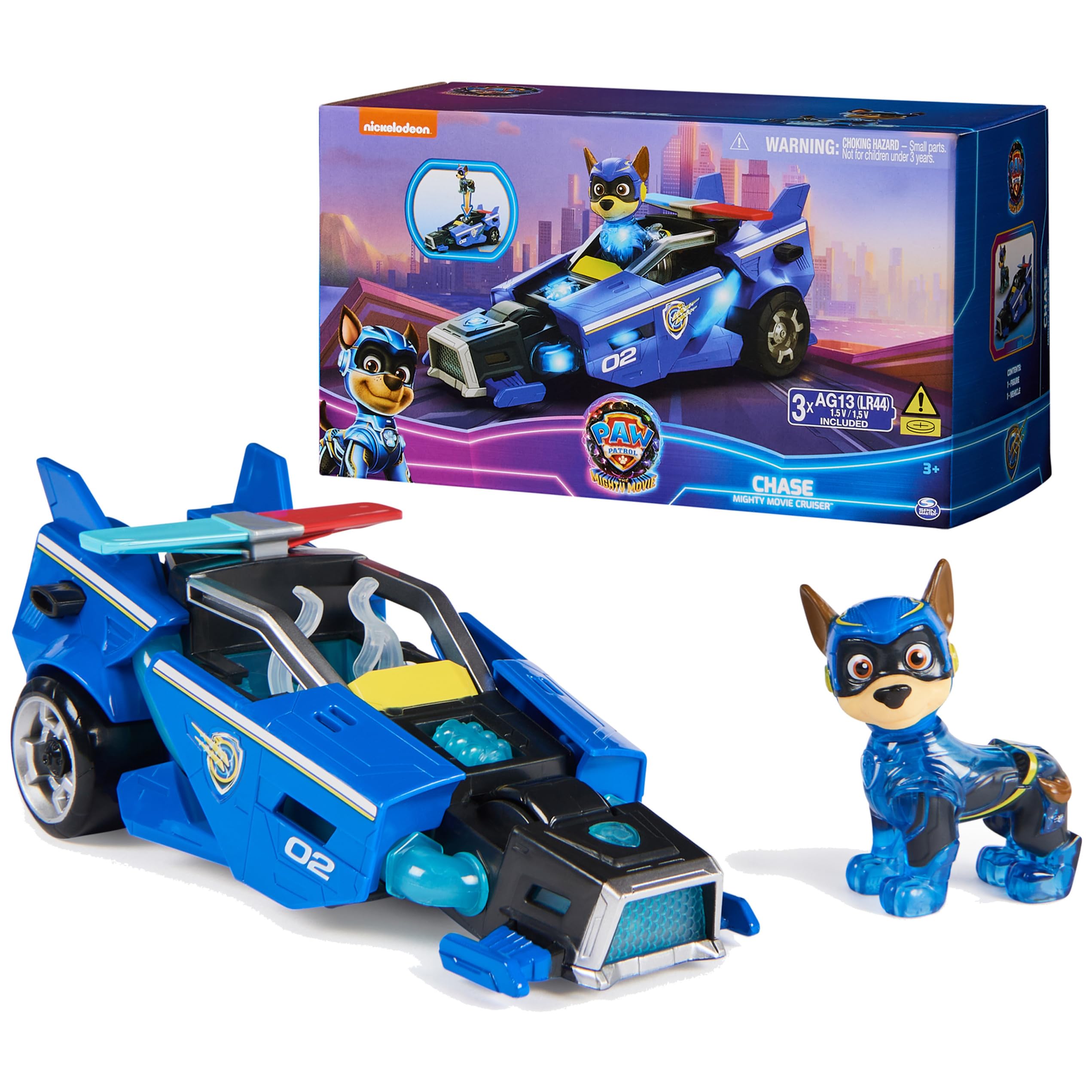 Foto 2 pulgar | Coche De Juguete Paw Patrol The Mighty Movie Con Chase Mighty Pups 3+ - Venta Internacional.