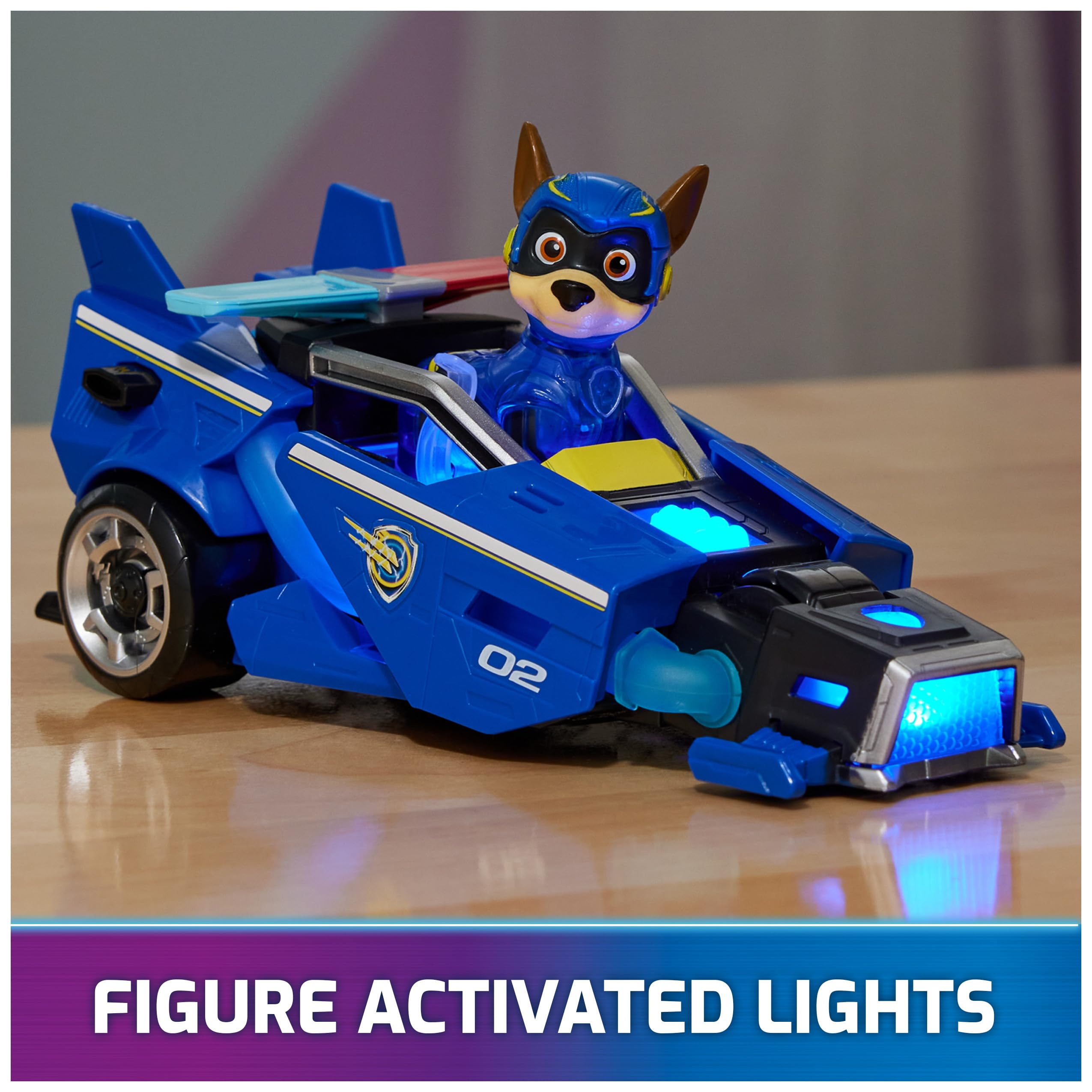 Foto 3 pulgar | Coche De Juguete Paw Patrol The Mighty Movie Con Chase Mighty Pups 3+ - Venta Internacional.