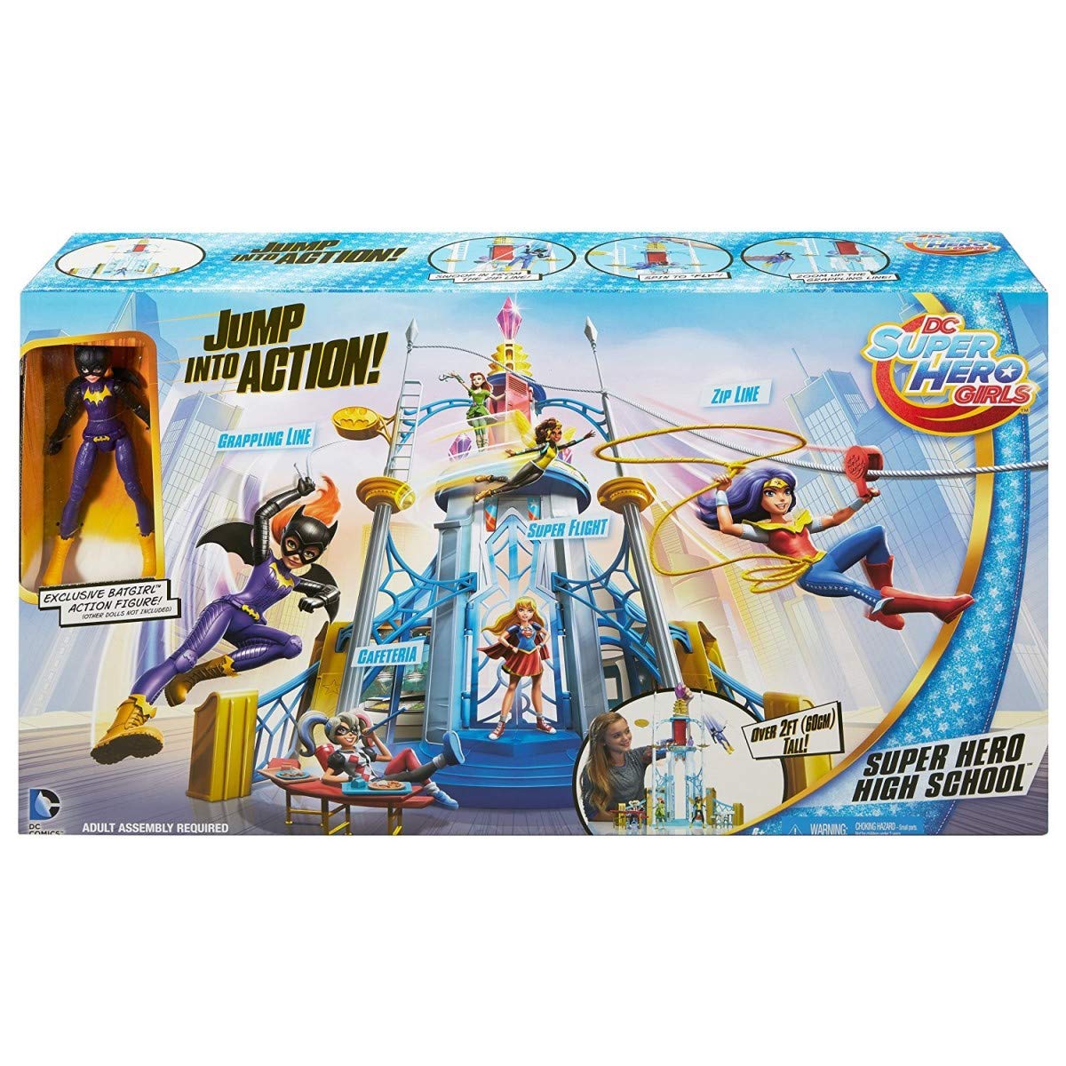 Foto 5 pulgar | Muñeca Playset Mattel Dc Super Hero Girls De Alta Acción - Venta Internacional.