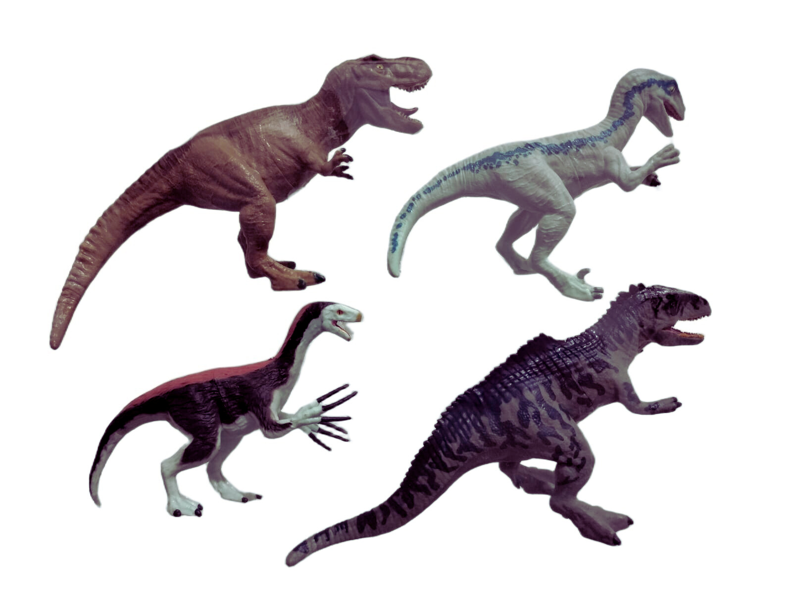 Foto 2 pulgar | Set De 4 Dinosaurios Jurassic World