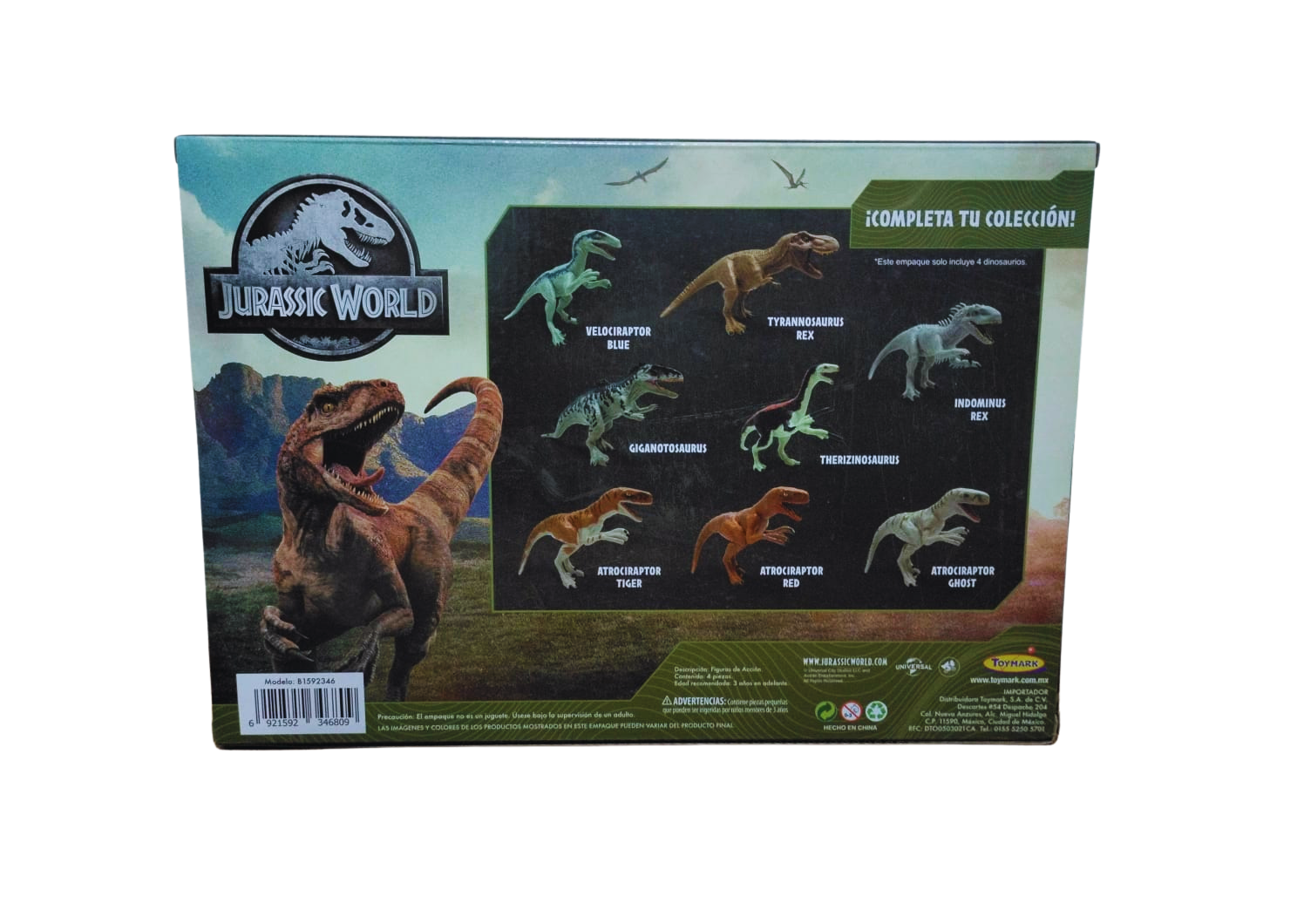 Foto 4 pulgar | Set De 4 Dinosaurios Jurassic World