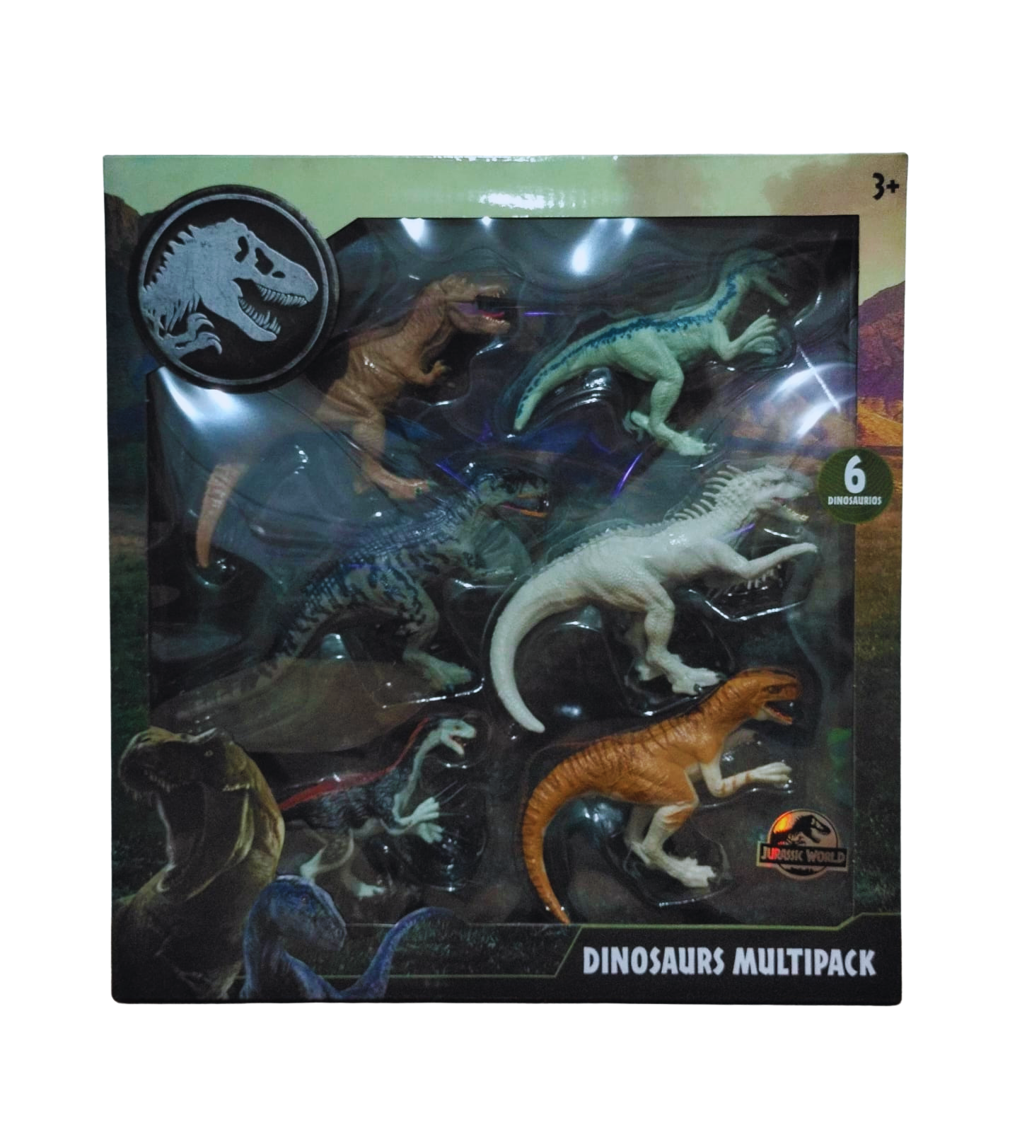 Foto 3 pulgar | Set De 6 Dinosaurios Jurassic World