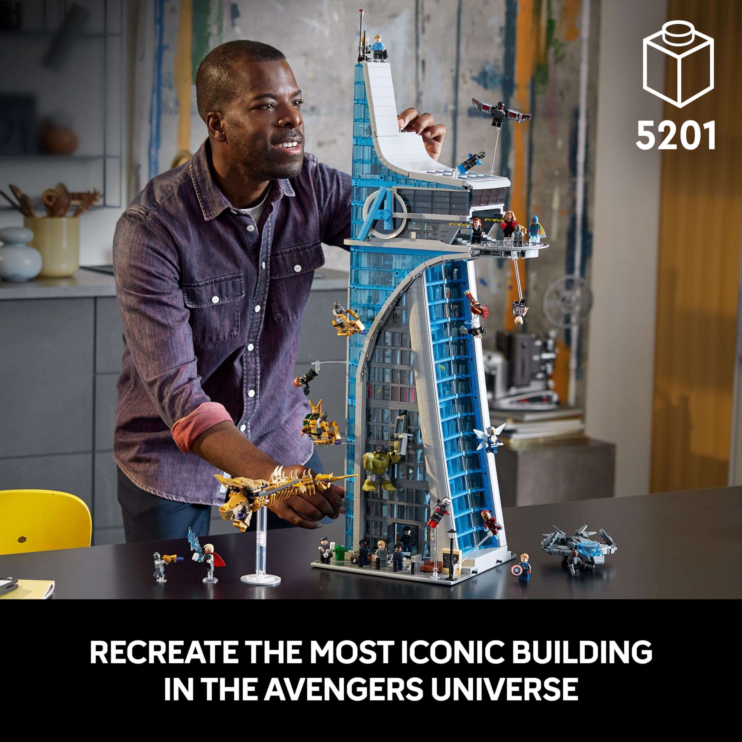 Foto 3 pulgar | Kit De Construcción Lego Marvel Avengers Tower 76269 Con 31 Figuras - Venta Internacional.
