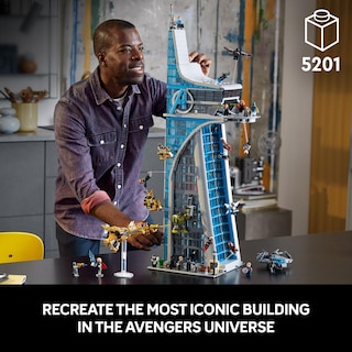 Foto 2 | Kit De Construcción Lego Marvel Avengers Tower 76269 Con 31 Figuras - Venta Internacional.