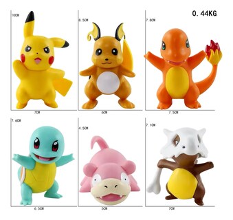 Foto 2 | Figuras De Pokemon Coleccion Lab.g 6pz Colores