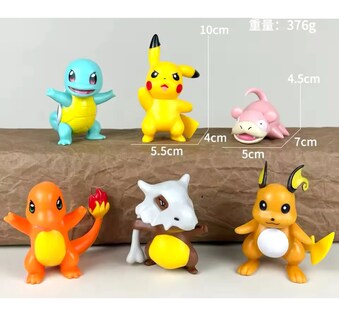 Foto 5 | Figuras De Pokemon Coleccion Lab.g 6pz Colores