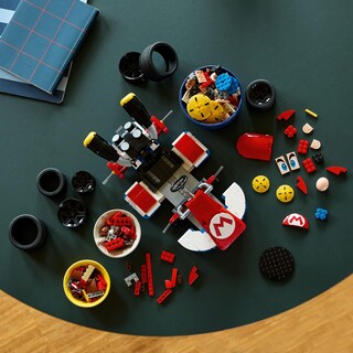 Foto 3 | Set De Construcción Lego Super Mario Mario Kart Mario & Standard Kart 72037 - Venta Internacional.