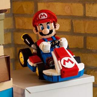 Foto 6 | Set De Construcción Lego Super Mario Mario Kart Mario & Standard Kart 72037 - Venta Internacional.