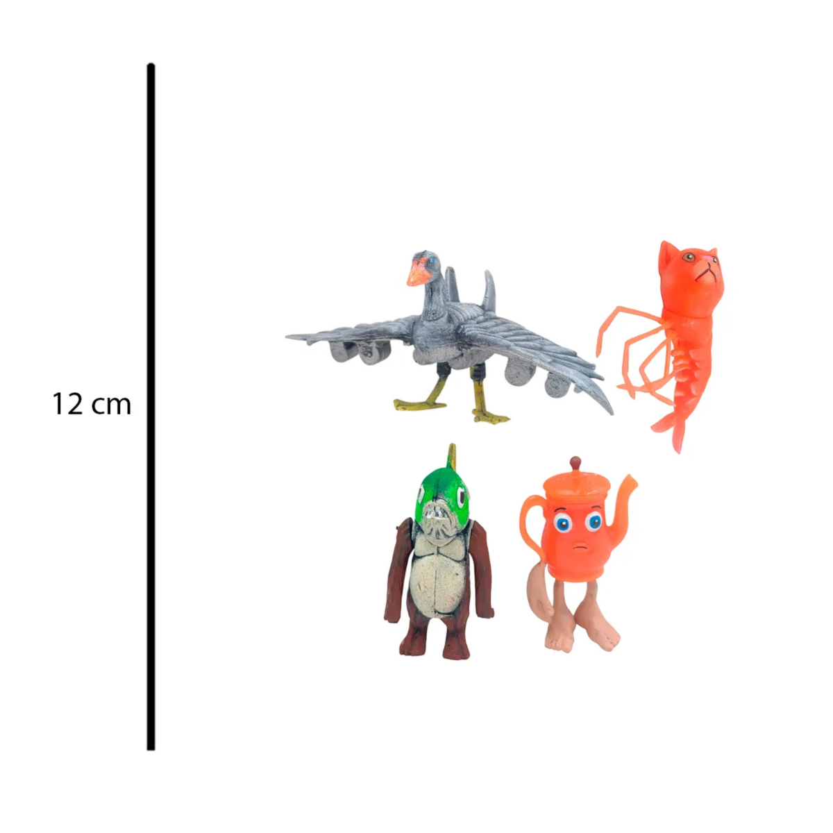 Foto 4 pulgar | Figura Set 4 Pzs Juguetes Belug  Multicolor