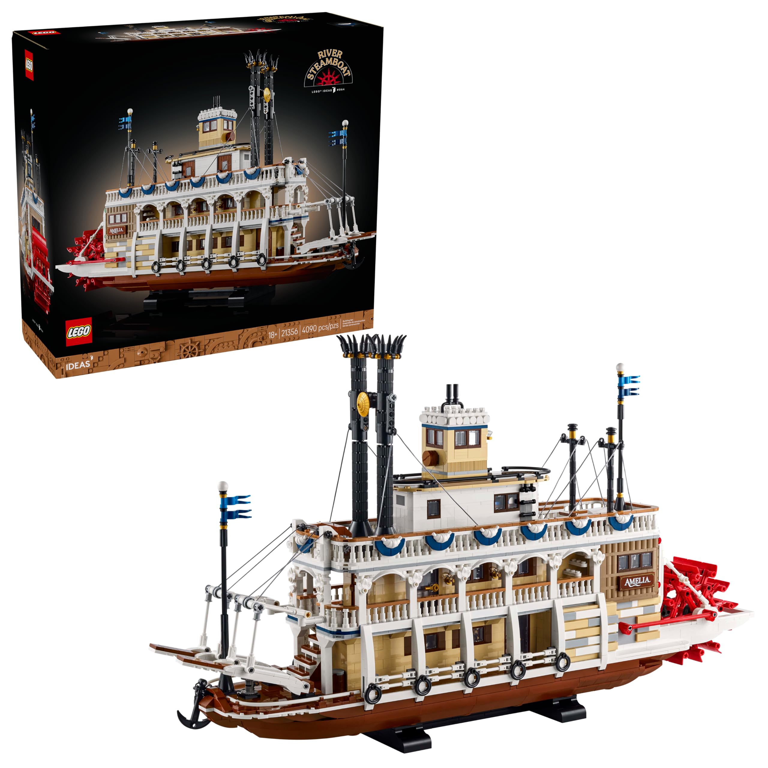 Foto 2 pulgar | Set De Construcción Lego Ideas River Steamboat 21356 Para Adultos Mayores De 18 Años - Venta Internacional.