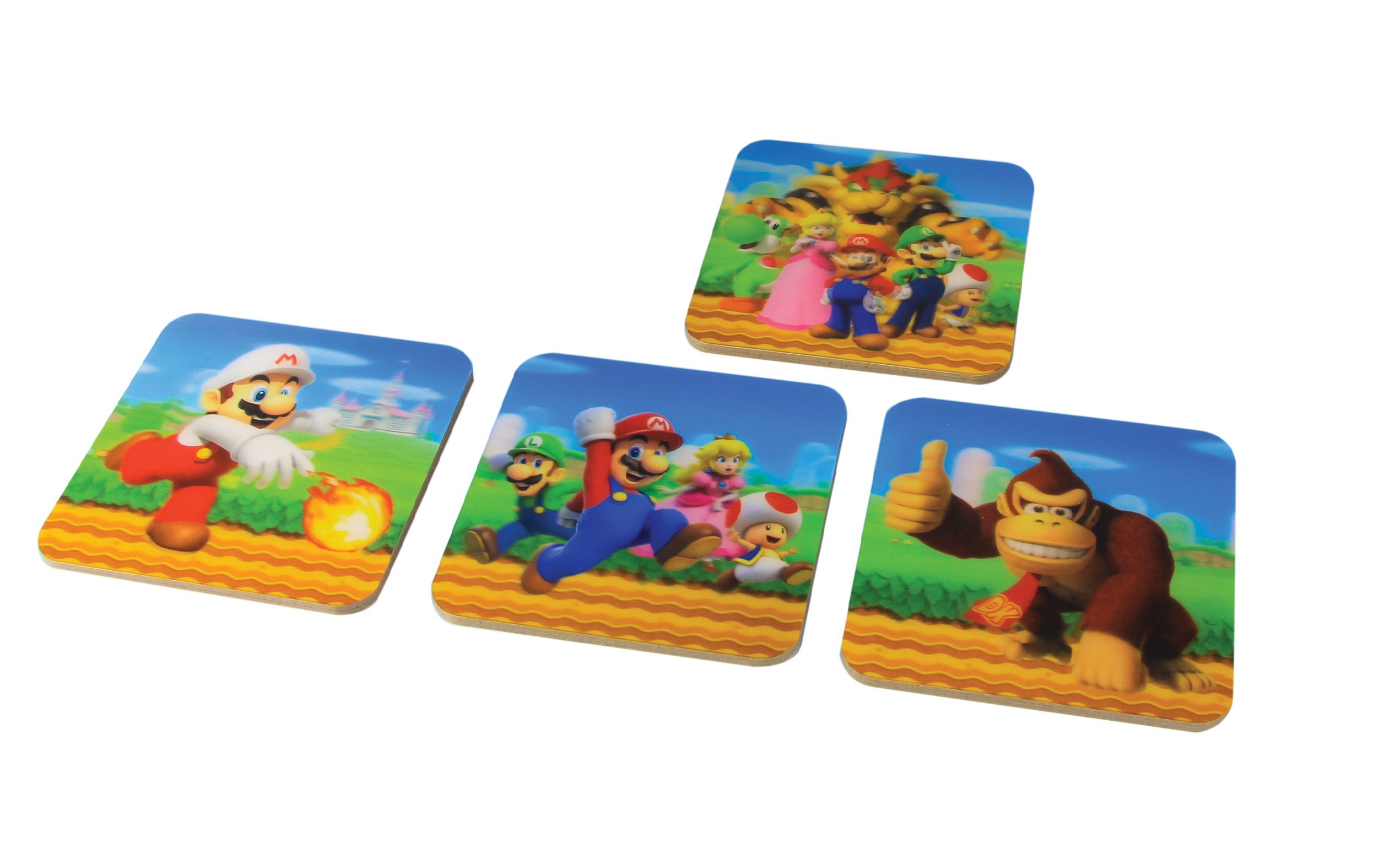 Foto 2 pulgar | Coasters Paladone 3d Super Mario  Juego De 8 Unidades  Multicolor - Venta Internacional.
