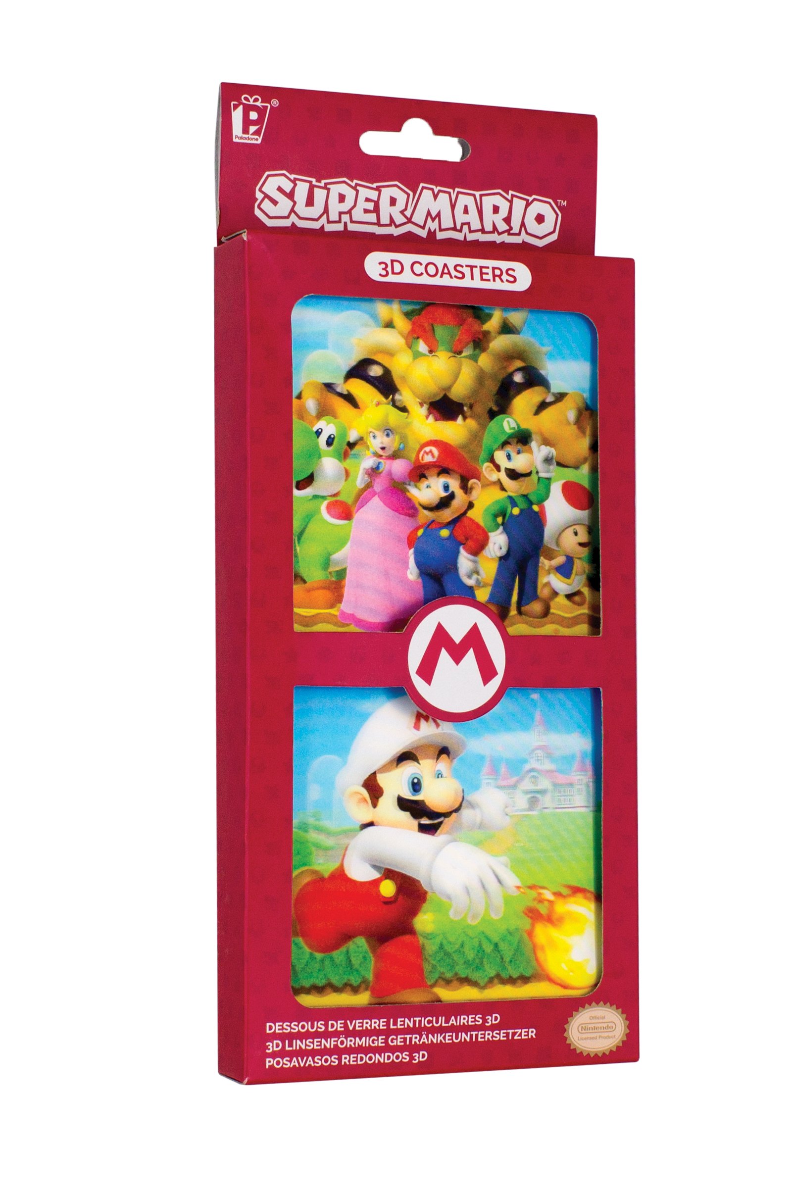 Foto 3 pulgar | Coasters Paladone 3d Super Mario  Juego De 8 Unidades  Multicolor - Venta Internacional.
