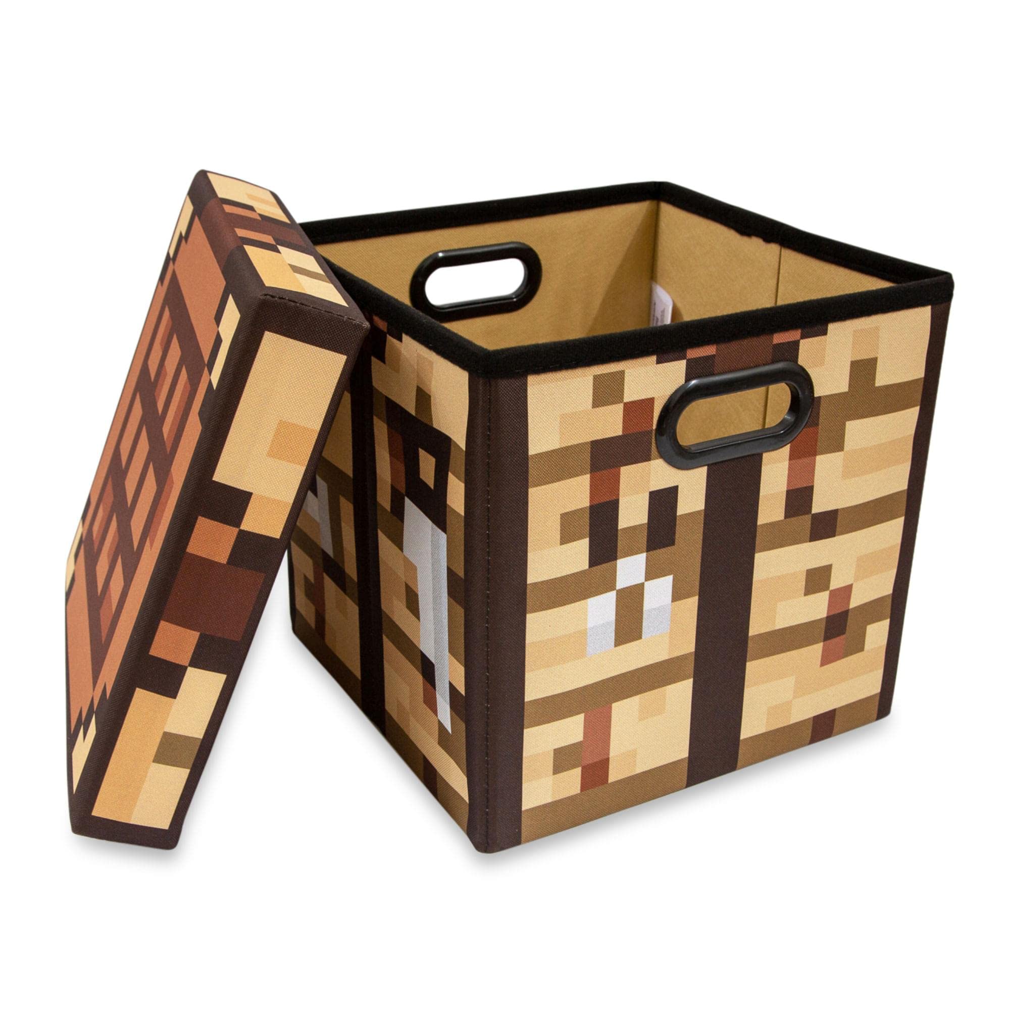 Foto 5 pulgar | Juego De Cubos De Almacenamiento Toynk De Tela Minecraft De 33 Cm Con Tapa  4 Unidades - Venta Internacional.
