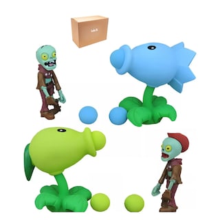 Foto 1 | Juguetes de Plantas Vs Zombies, Lab.g de color Verde y Azul