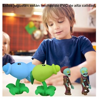 Foto 5 | Juguetes de Plantas Vs Zombies, Lab.g de color Verde y Azul