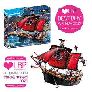 Foto 4 | Barco Pirata Playmobil 70411 Pirates Floating Con Cañón - Venta Internacional.