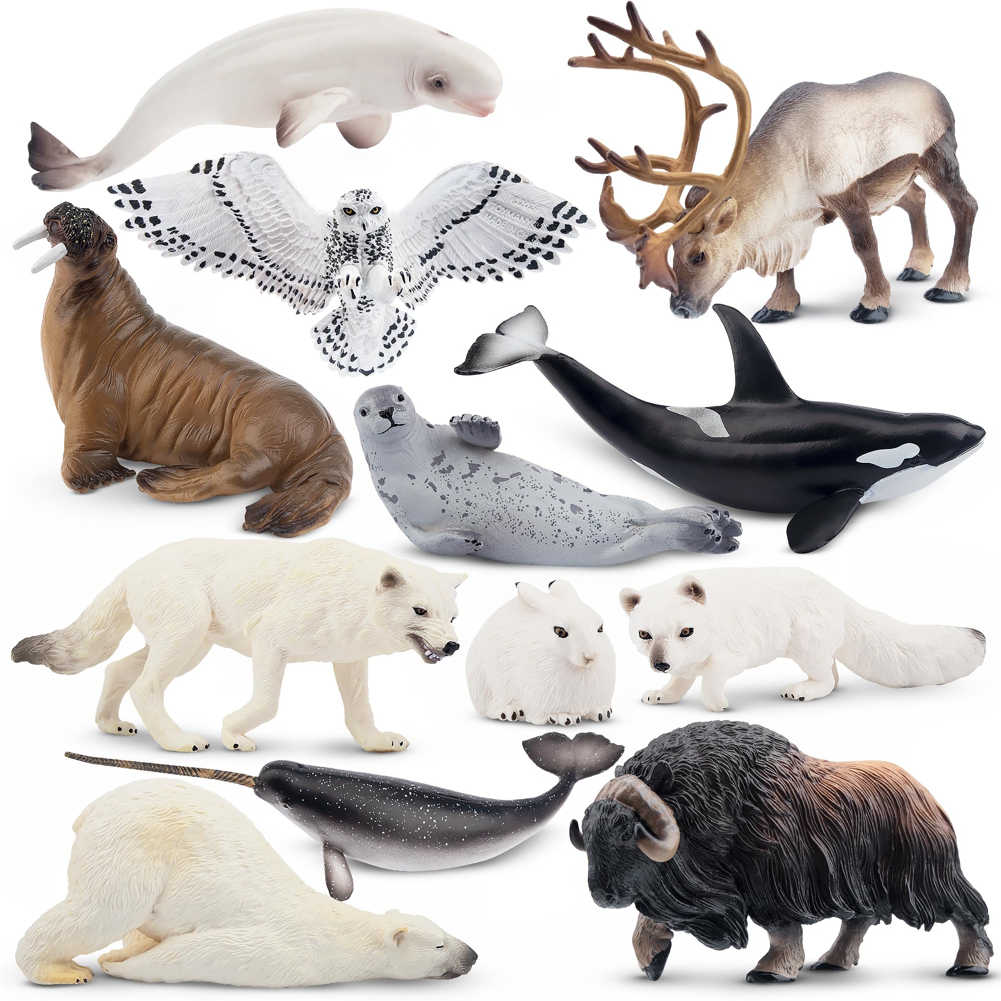 Foto 2 pulgar | Figuras De Animales Toymany Polar Animals  12 Unidades  Para Niños Mayores De 3 Años - Venta Internacional.
