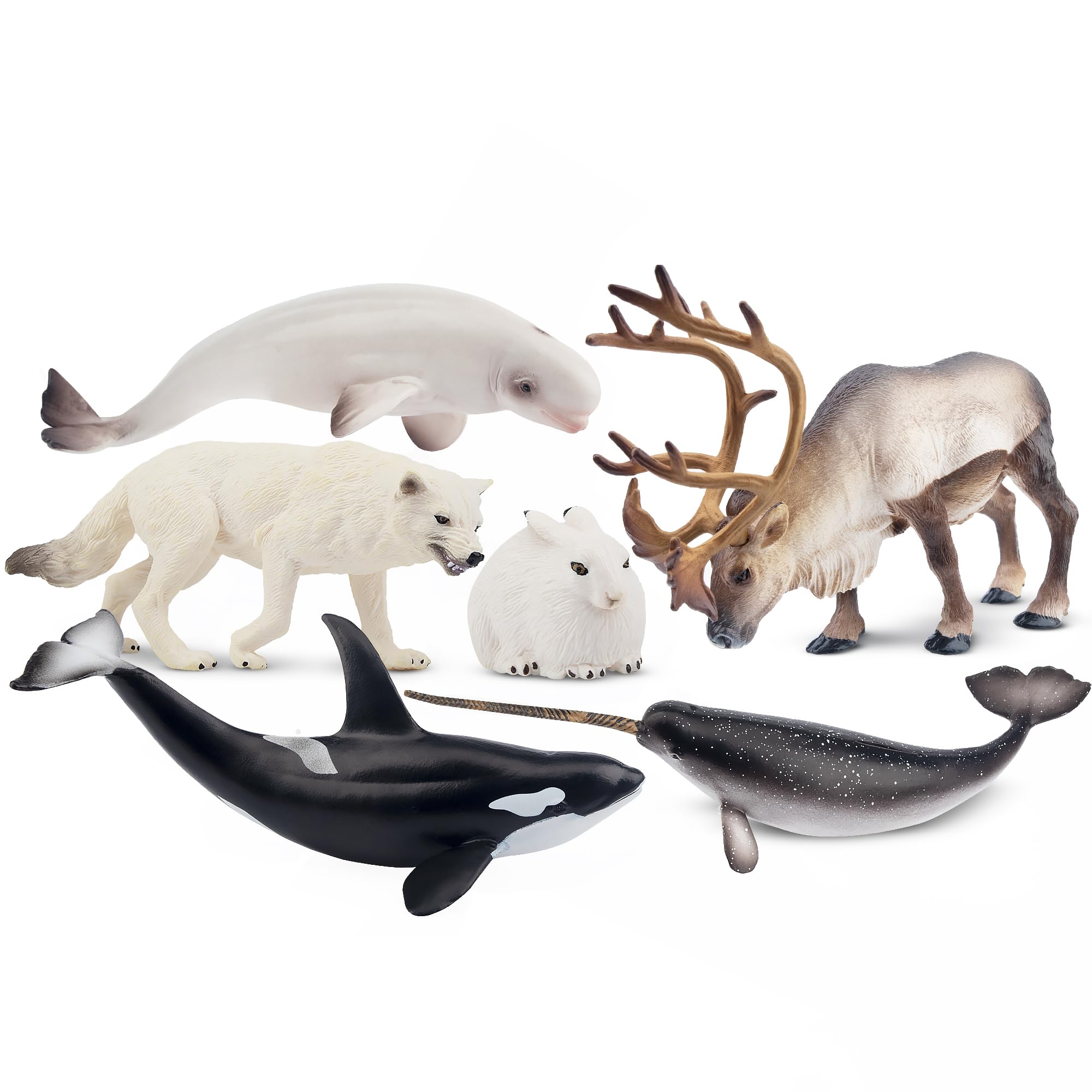 Foto 6 | Figuras De Animales Toymany Polar Animals  12 Unidades  Para Niños Mayores De 3 Años - Venta Internacional.