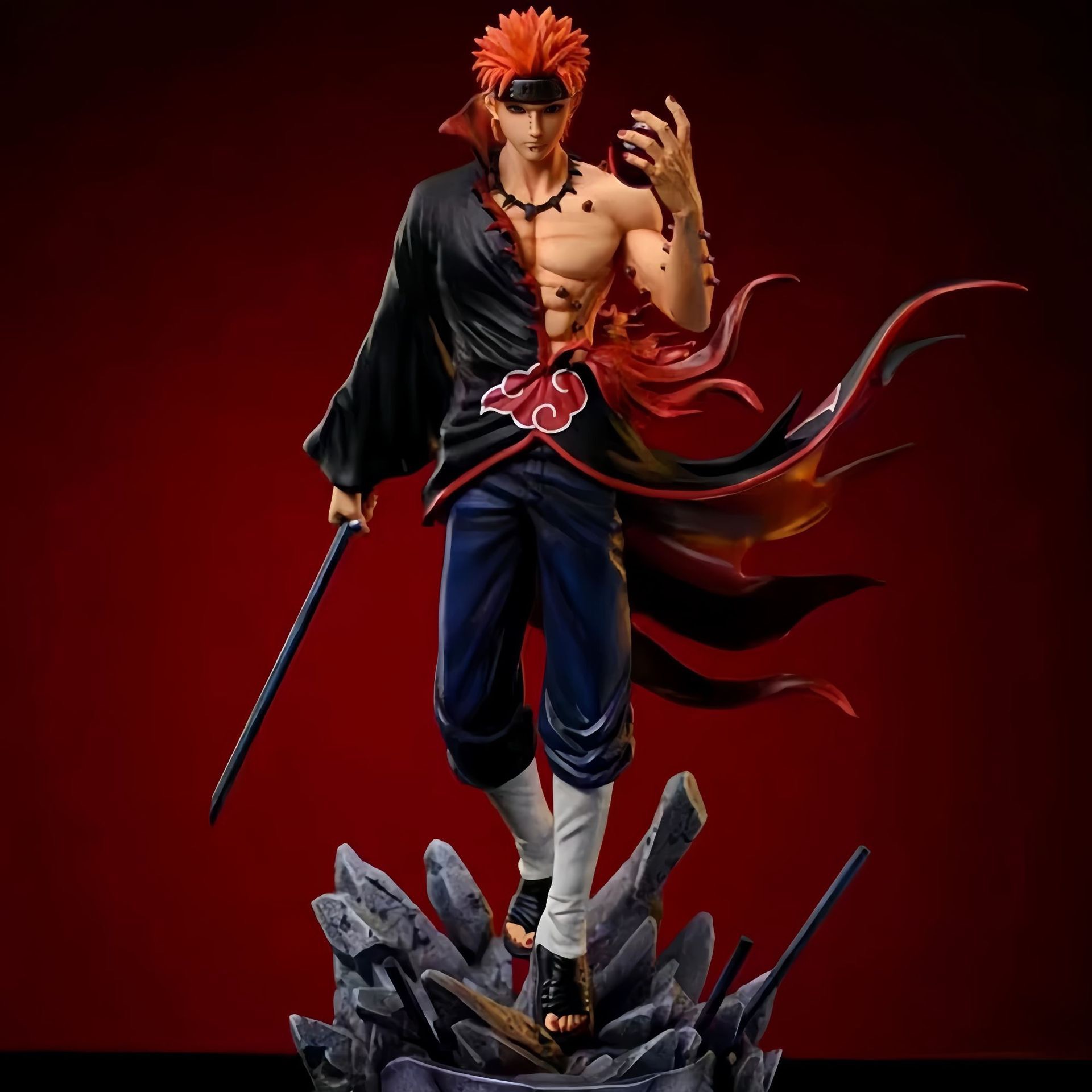 Foto 3 pulgar | Figuras Ornamentales Naruto Ninja Pain Pvc Para Mayores De 15 Años - Venta Internacional.