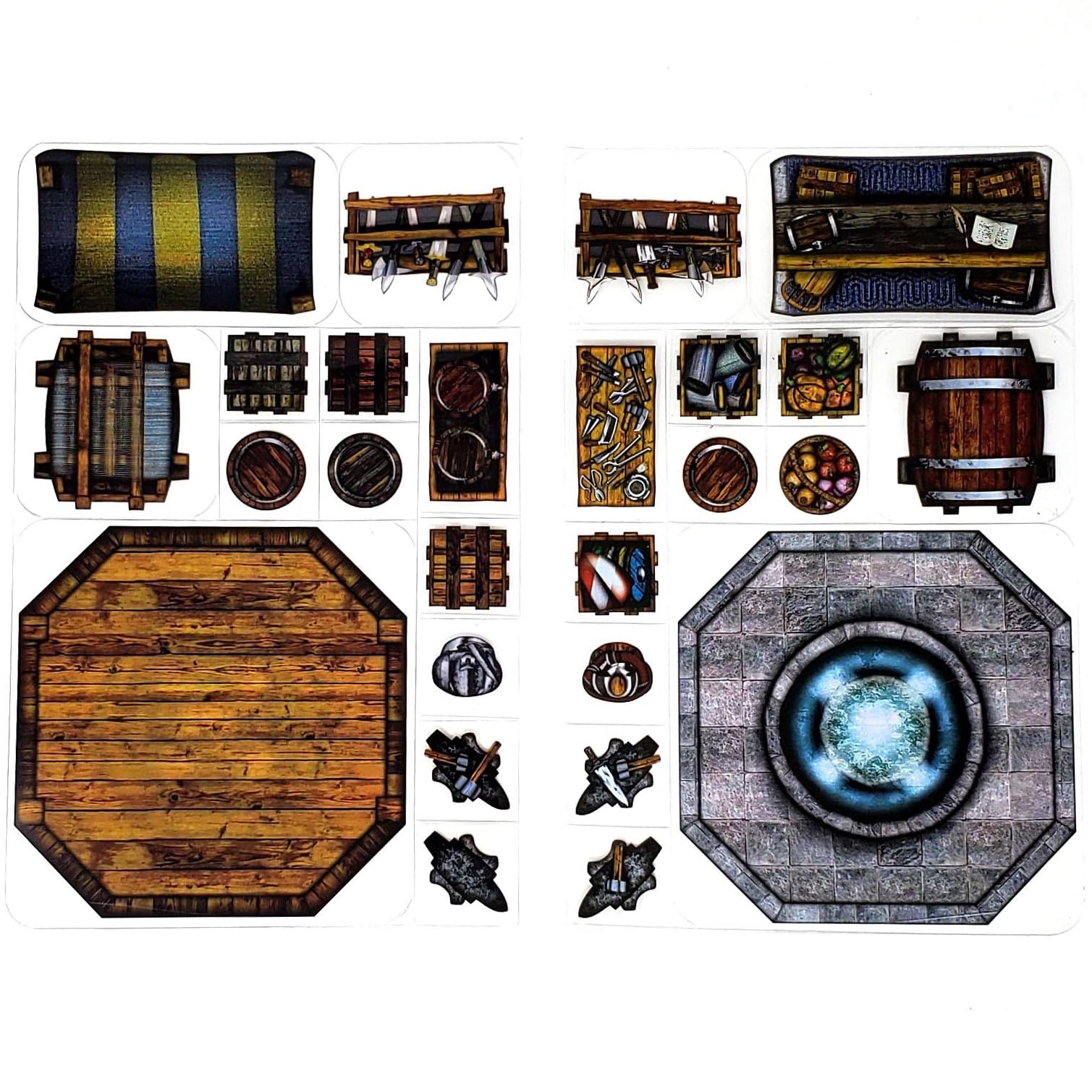 Foto 6 pulgar | Calcomanías de Rol Arcknight Market Stall para DnD 5E 40 Piezas - Venta Internacional