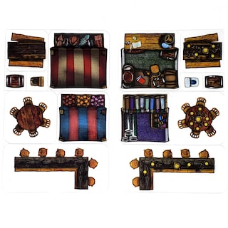 Foto 6 | Calcomanías de Rol Arcknight Market Stall para DnD 5E 40 Piezas - Venta Internacional