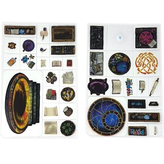 Foto 3 | Calcomanías Wizards Library 68 Piezas para DnD 5E Pathfinder y Warhammer RPG - Venta Internacional
