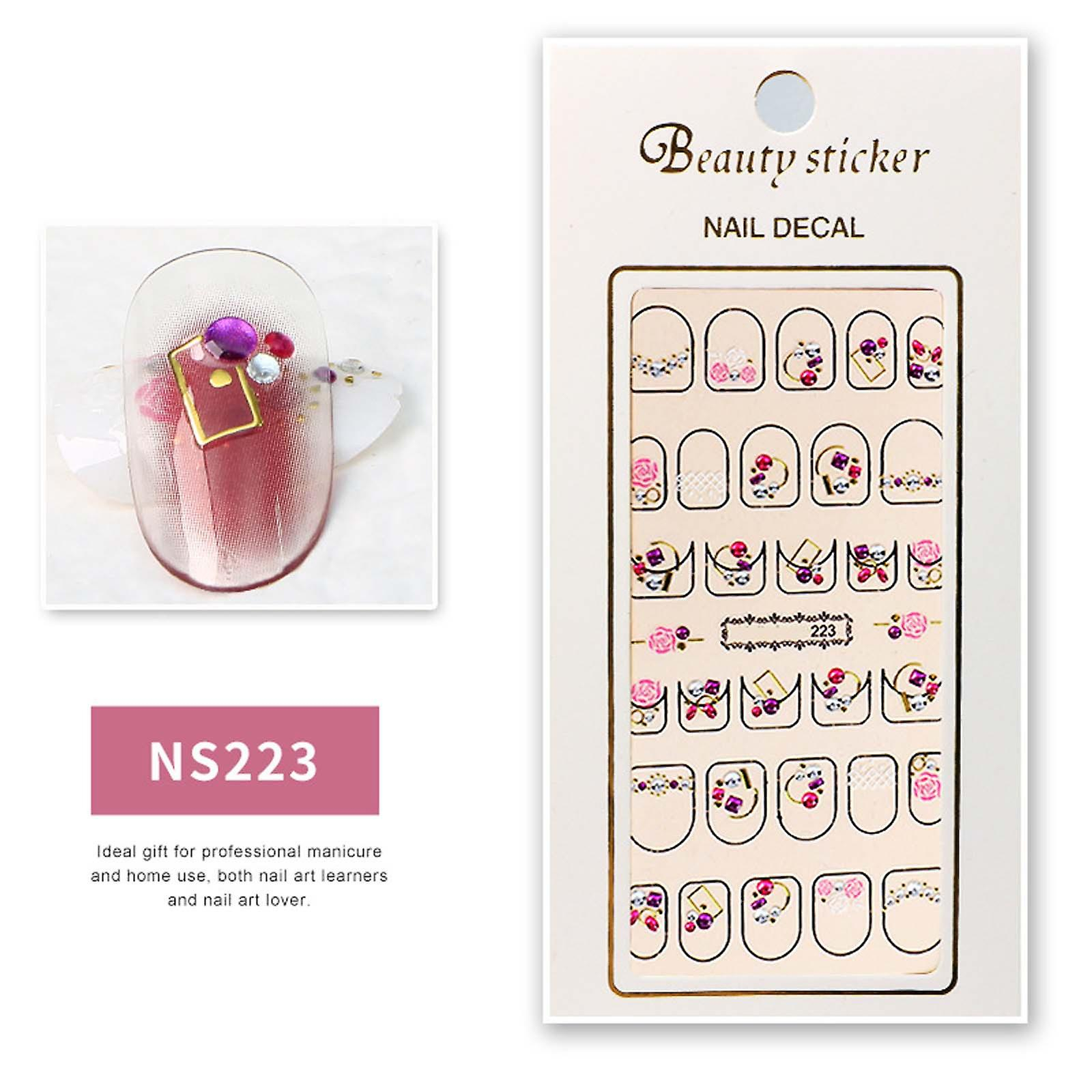 Foto 3 pulgar | Adhesivo Para Uñas Huoguo 3d Bronceado Con Imitación De Diamante - Venta Internacional.