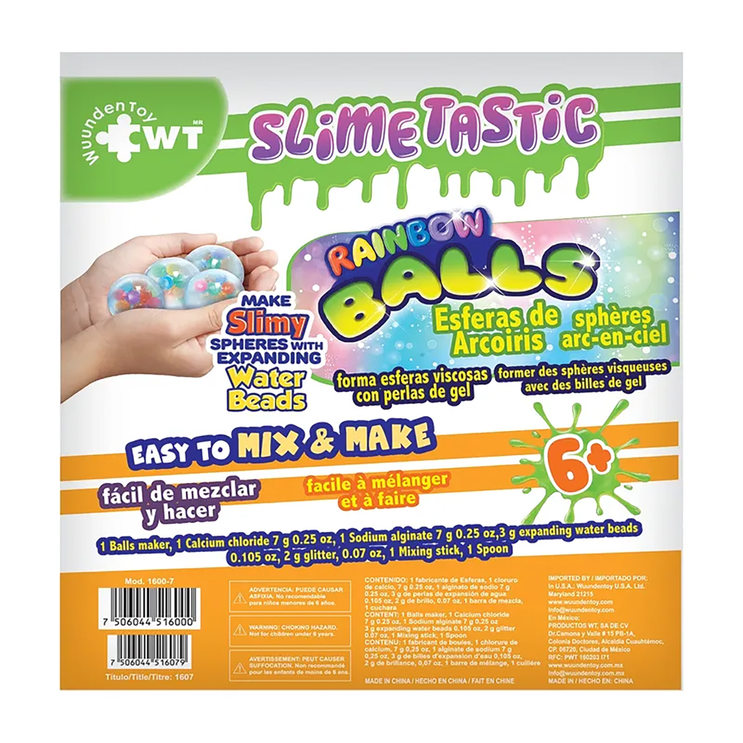 Foto 3 pulgar | Slime Oozo's Arcoíris Wuundentoy Multicolor